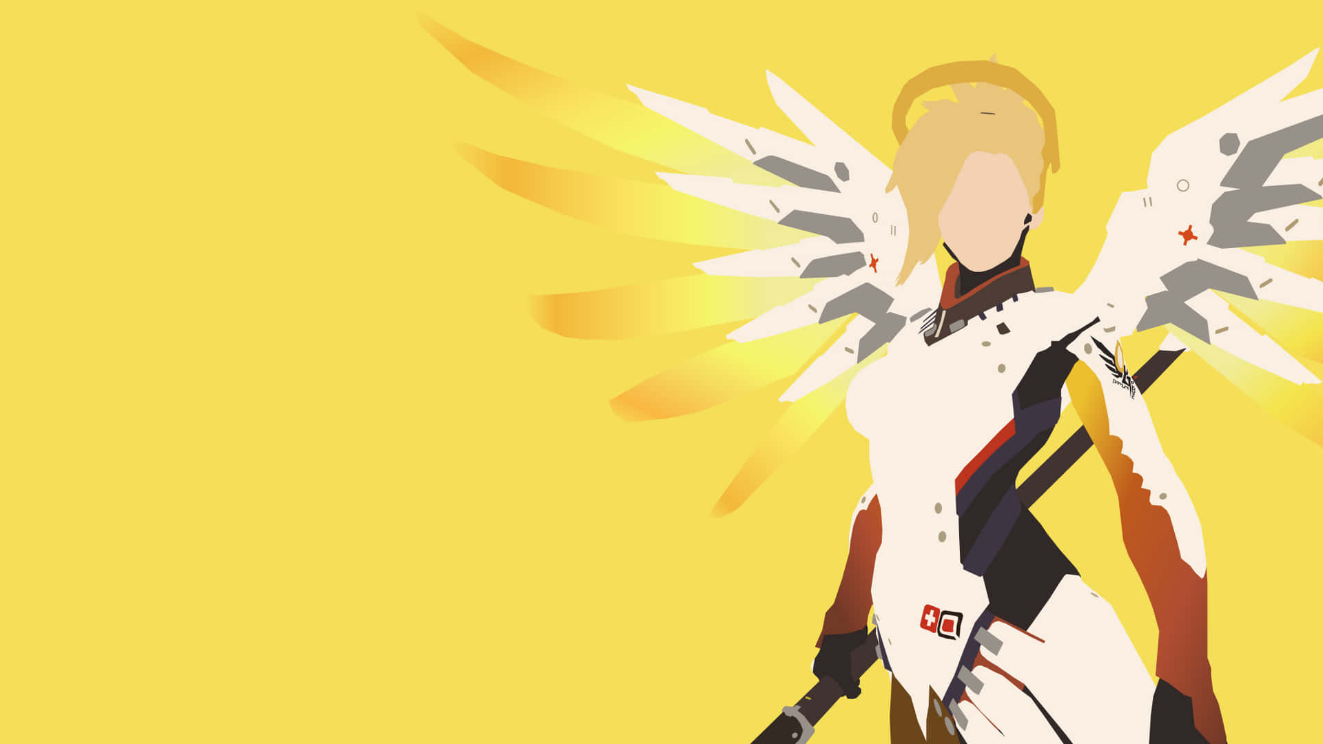 Overwatch Minimalist: An Epic Video Game Comes to Life Wallpaper