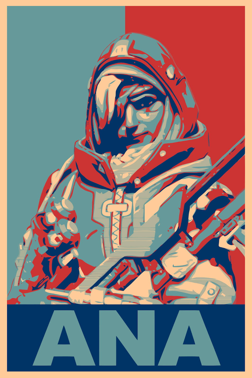 Overwatch Phone Ana Poster Wallpaper