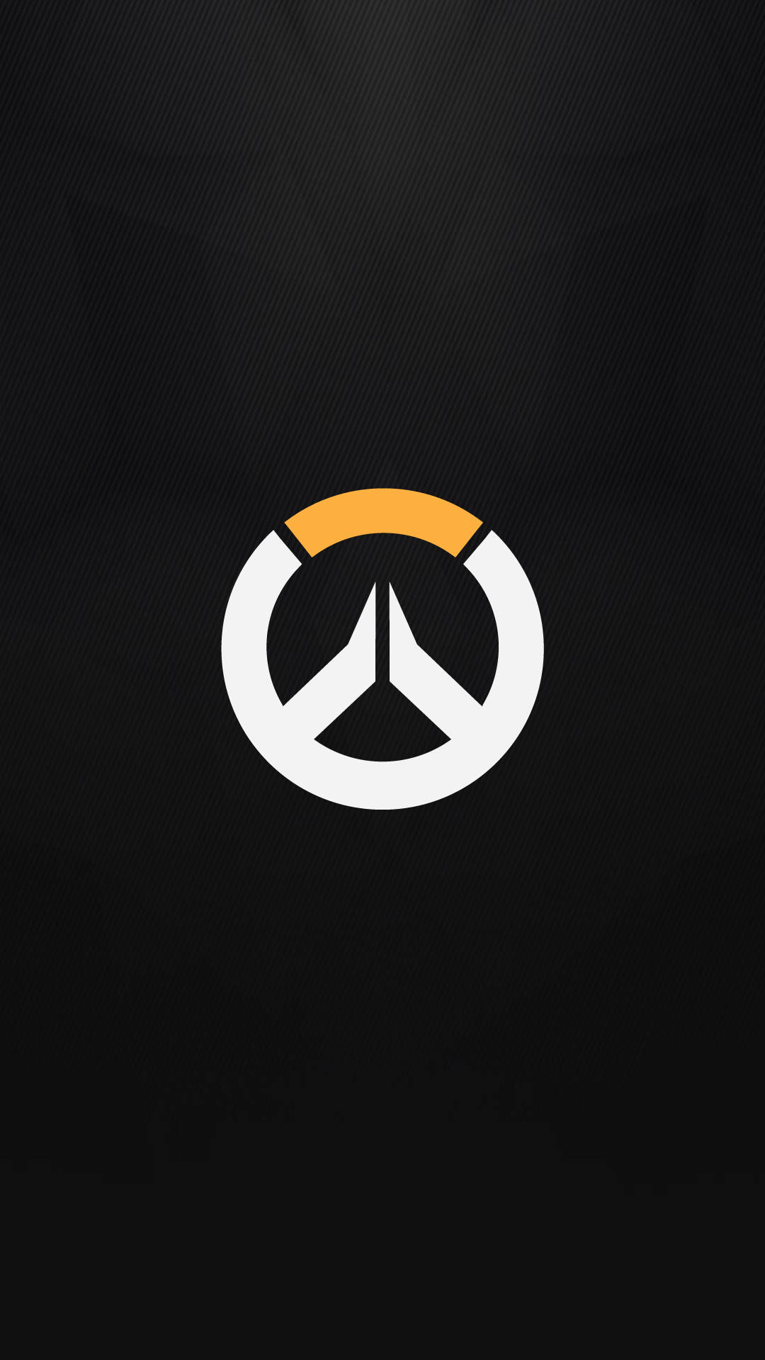 Overwatch Phone Black Background Logo Wallpaper