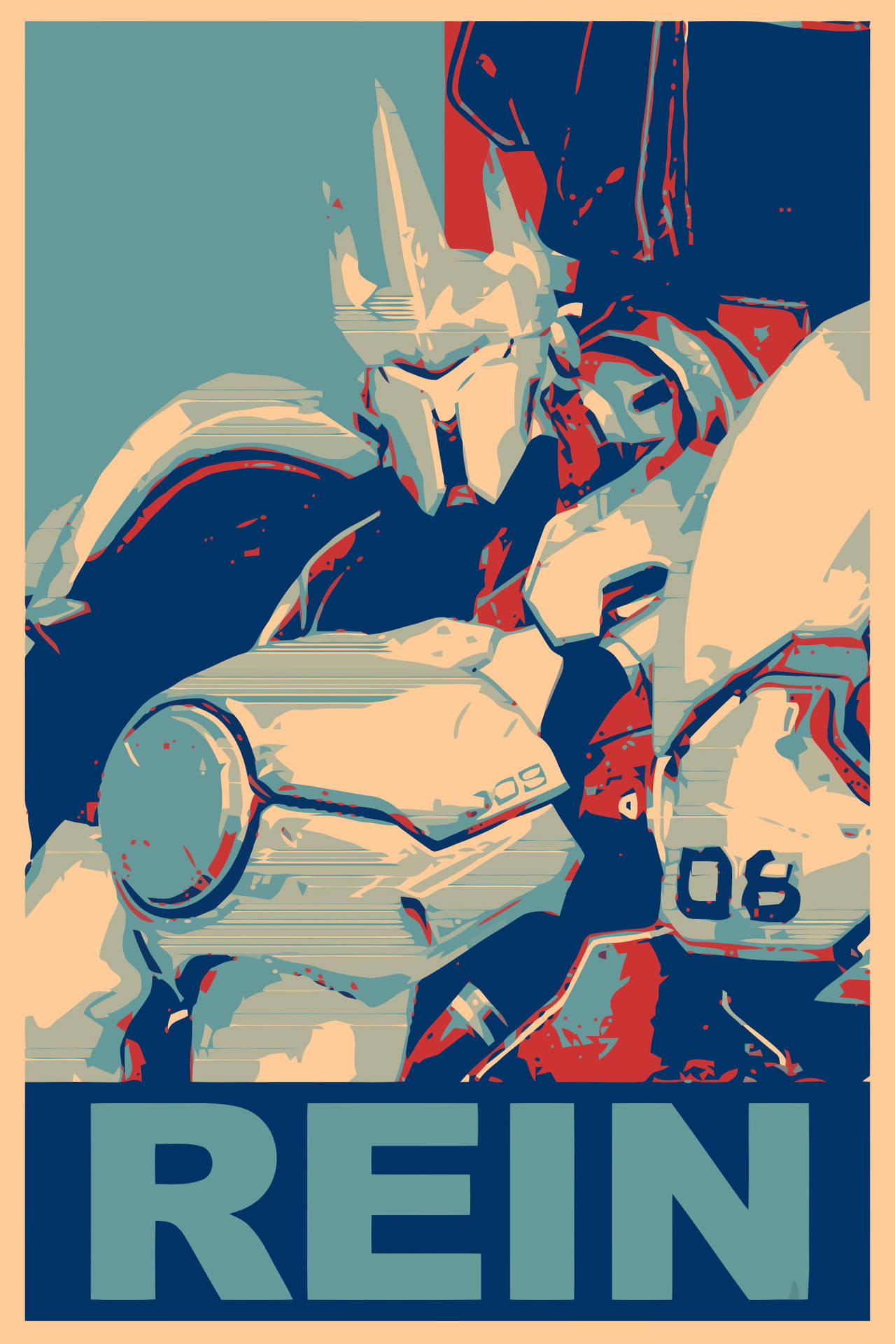 Overwatch Phone Reinhardt Poster Wallpaper