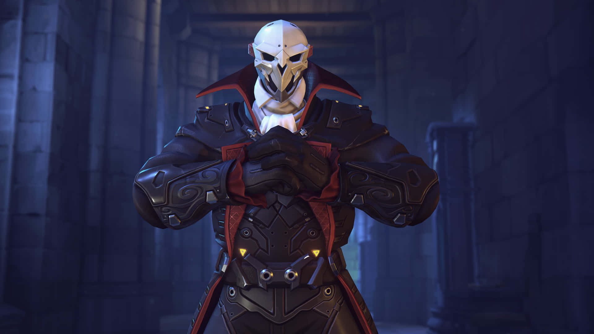 Overwatch Reaper: Udlevering Helvede På Slagmarken Wallpaper