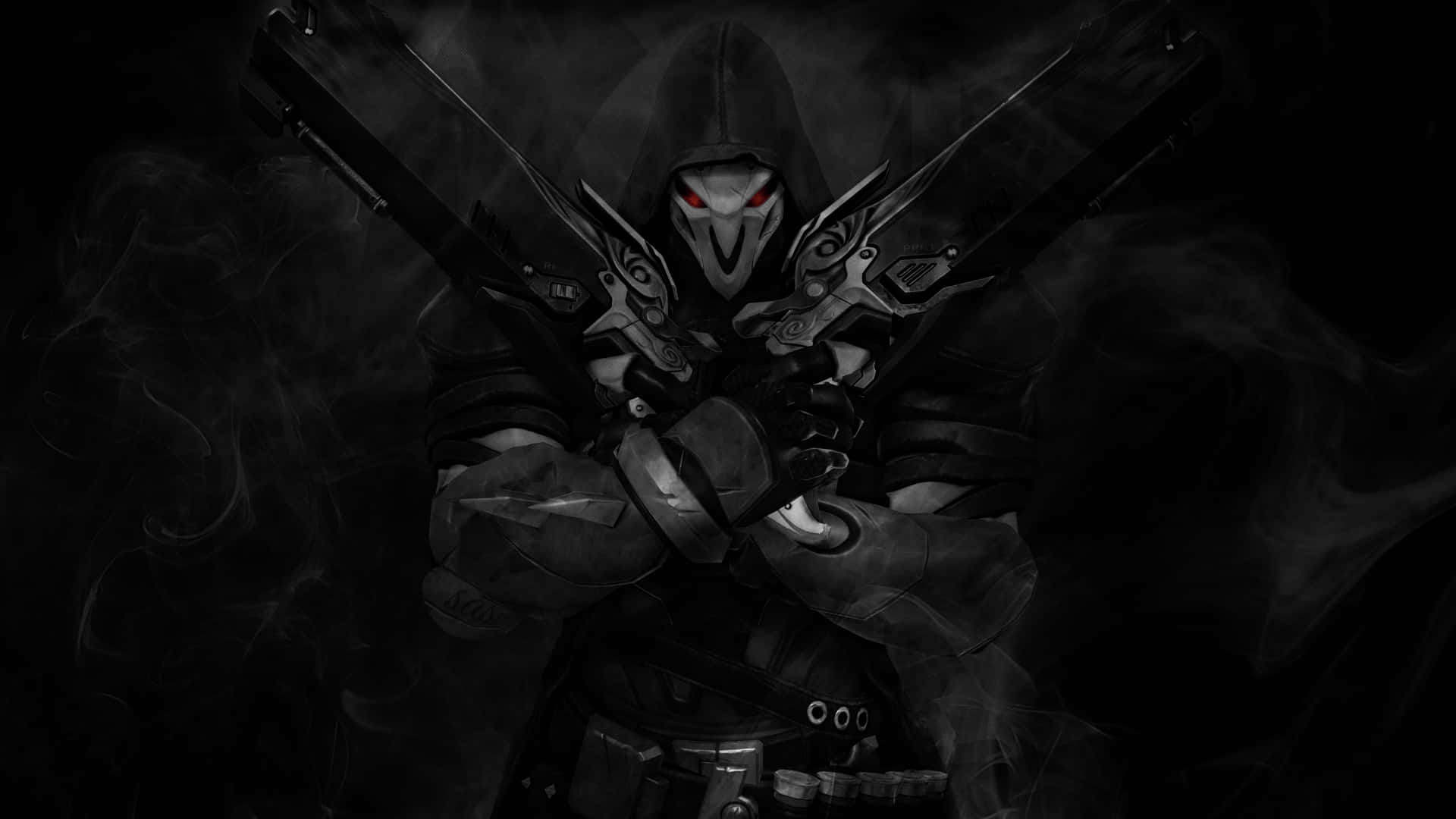 Hooded and Ready | Overwatch Reaper Wallpaper
