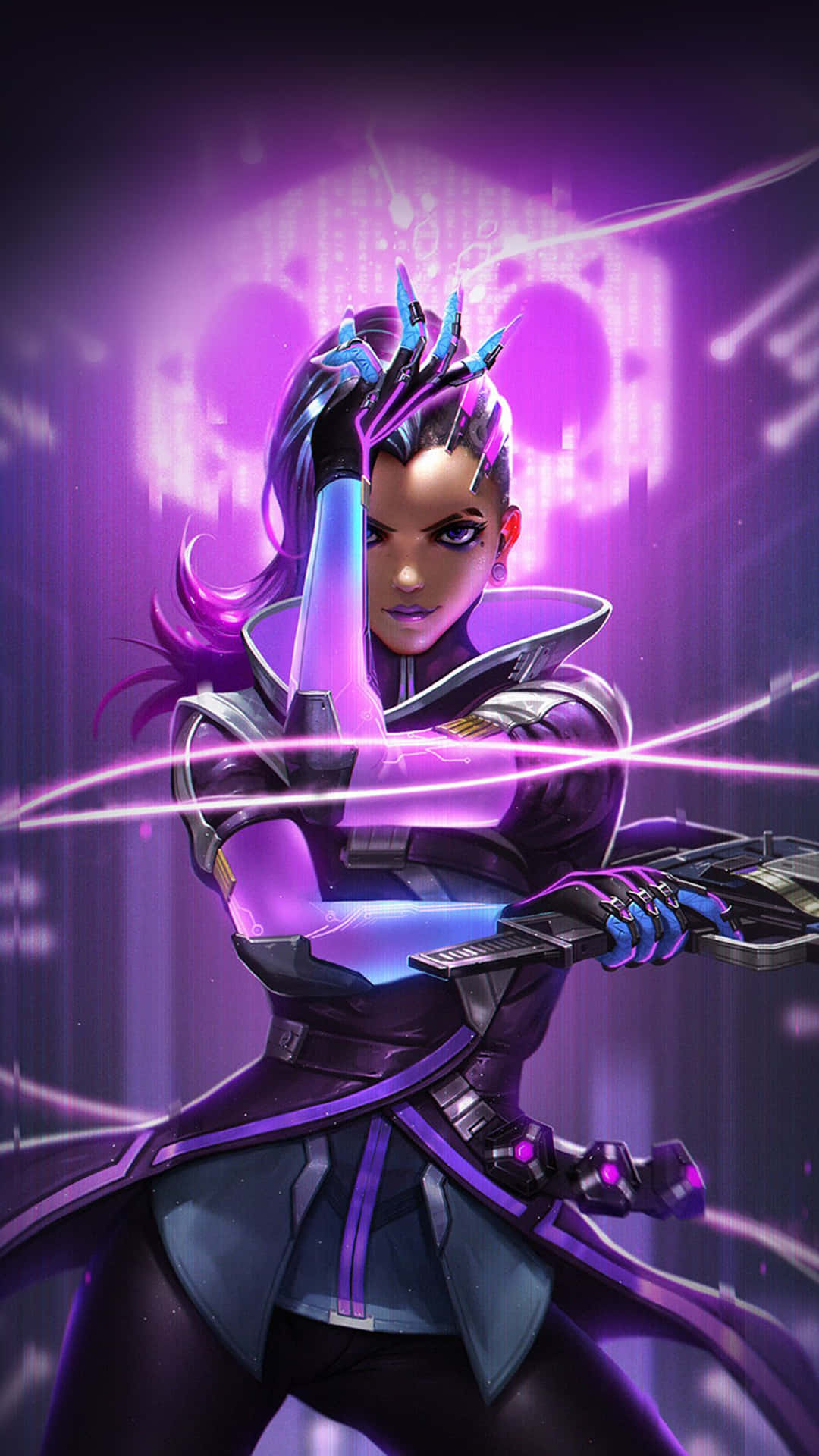 Sombra's Stealth in Action in Overwatch Wallpaper