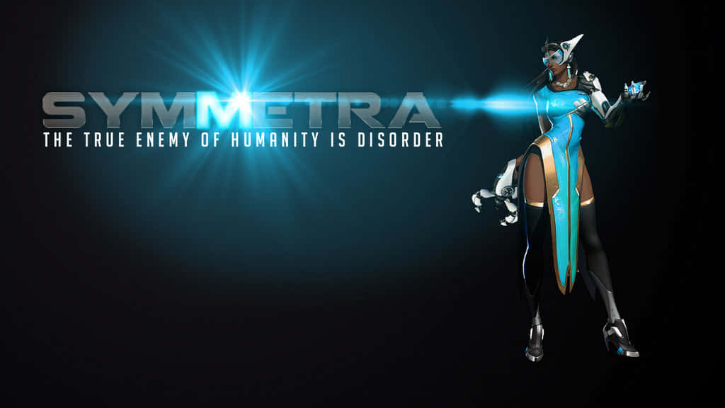 Overwatch Symmetra - A Masterful Architect in the Game's Universe Wallpaper