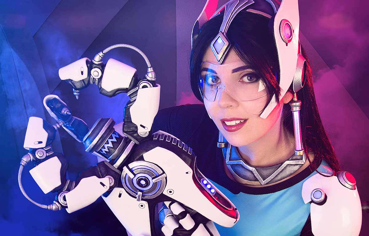 Symmetra using Photon Projector in Overwatch Wallpaper