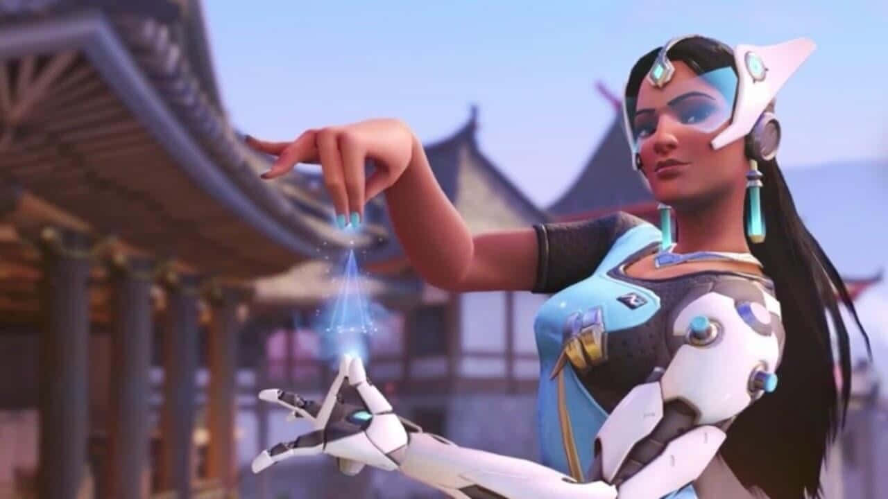 Symmetra from Overwatch in Action Wallpaper
