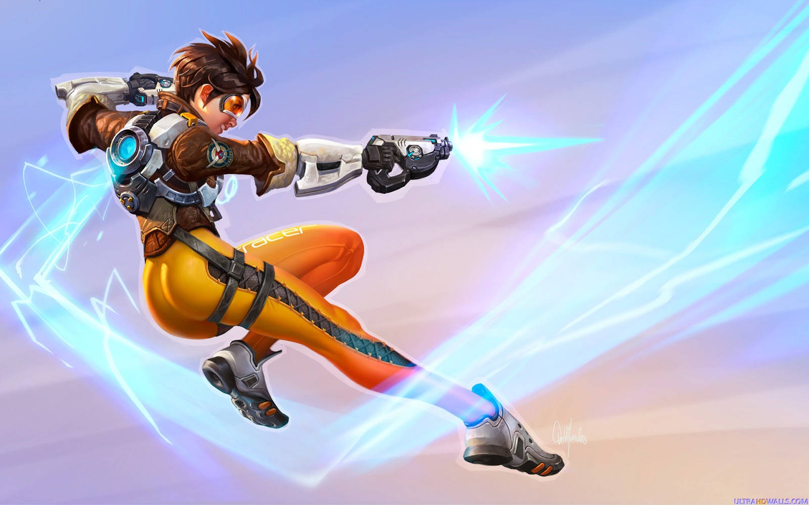 Overwatch Tracer In Action Hd