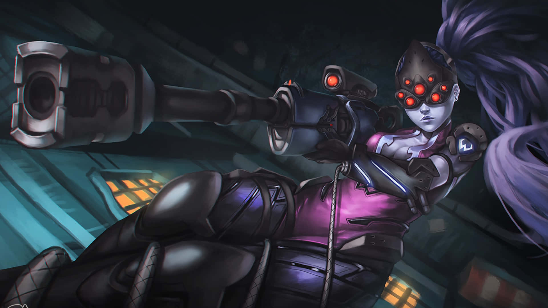 Aiming for Victory - Overwatch Widowmaker Wallpaper