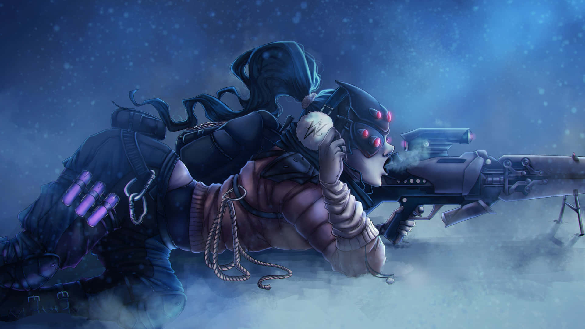 The beautiful but deadly Widowmaker ready to take out her enemies. Wallpaper