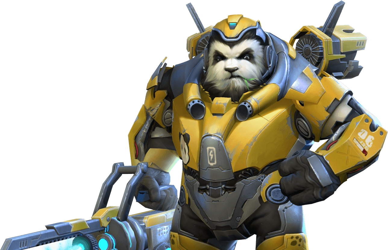 Overwatch Winston Character Render PNG