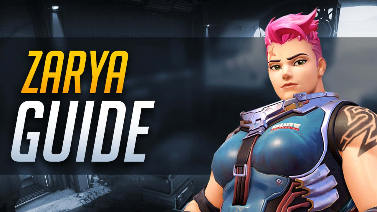 Zarya,la Fuerte Guardiana De Overwatch. Fondo de pantalla