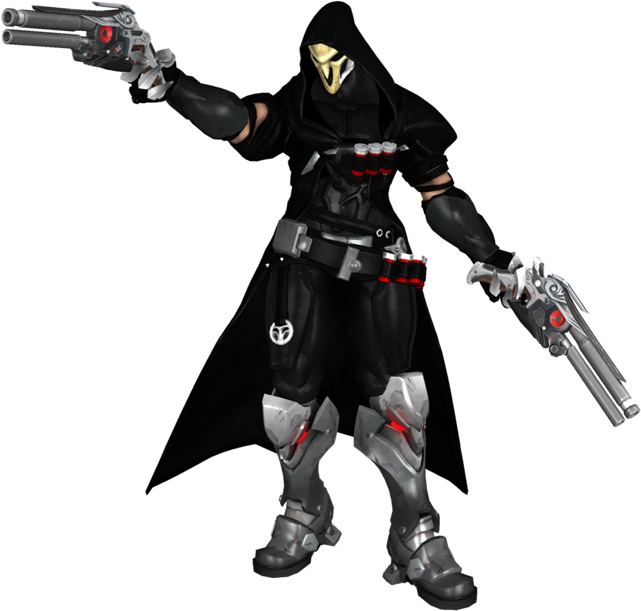 Overwatch_ Reaper_ Character_ Pose PNG