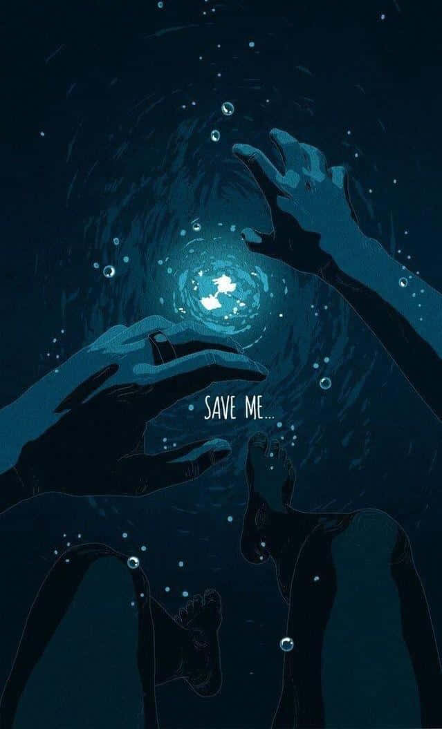 Overwhelmed And Drowning Wallpaper