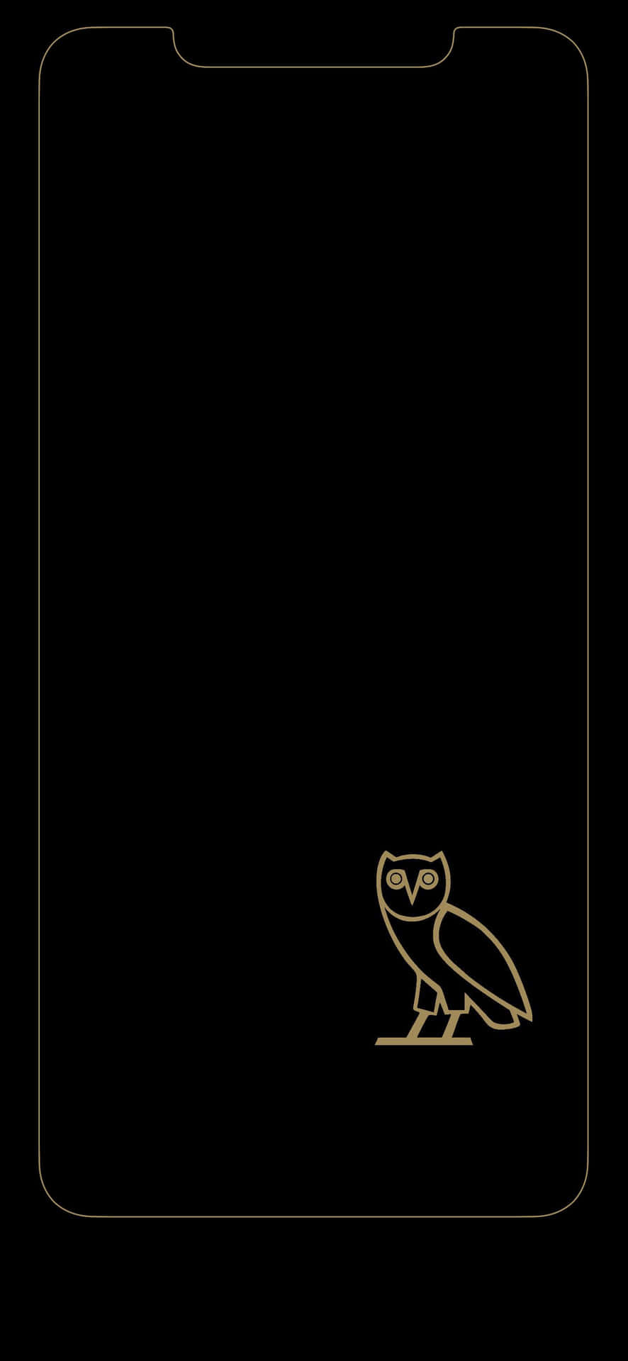 Ovoxo Black And Gold Wallpaper