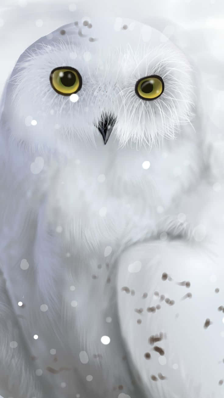 Genießensie Kristallklare Visuelle Darstellungen Mit Owl Phone. Wallpaper