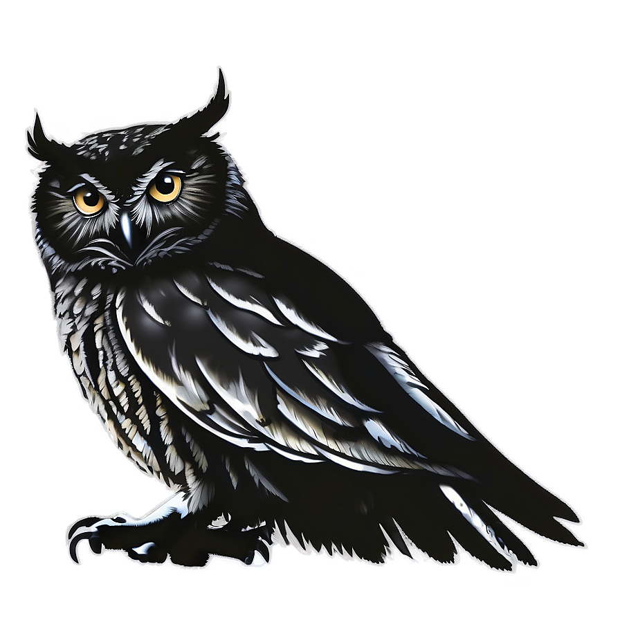 Owl Silhouette Png 05062024 PNG