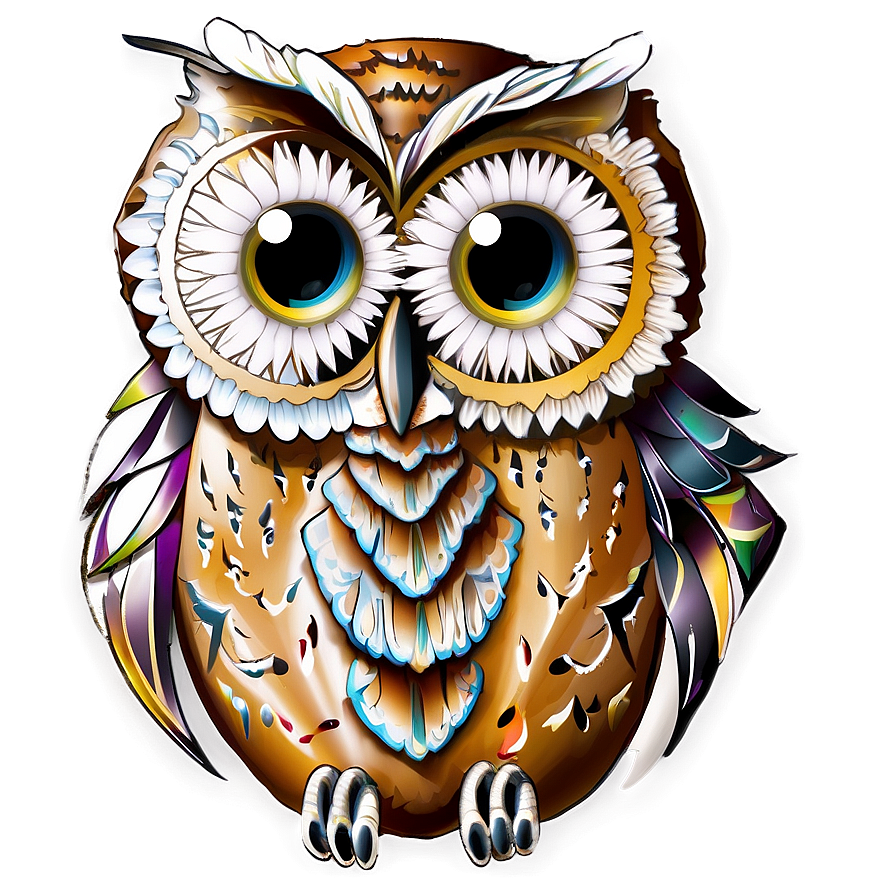 Owl Tattoo Png Qhx PNG