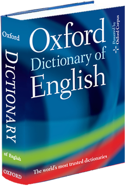 Oxford English Dictionary Cover PNG