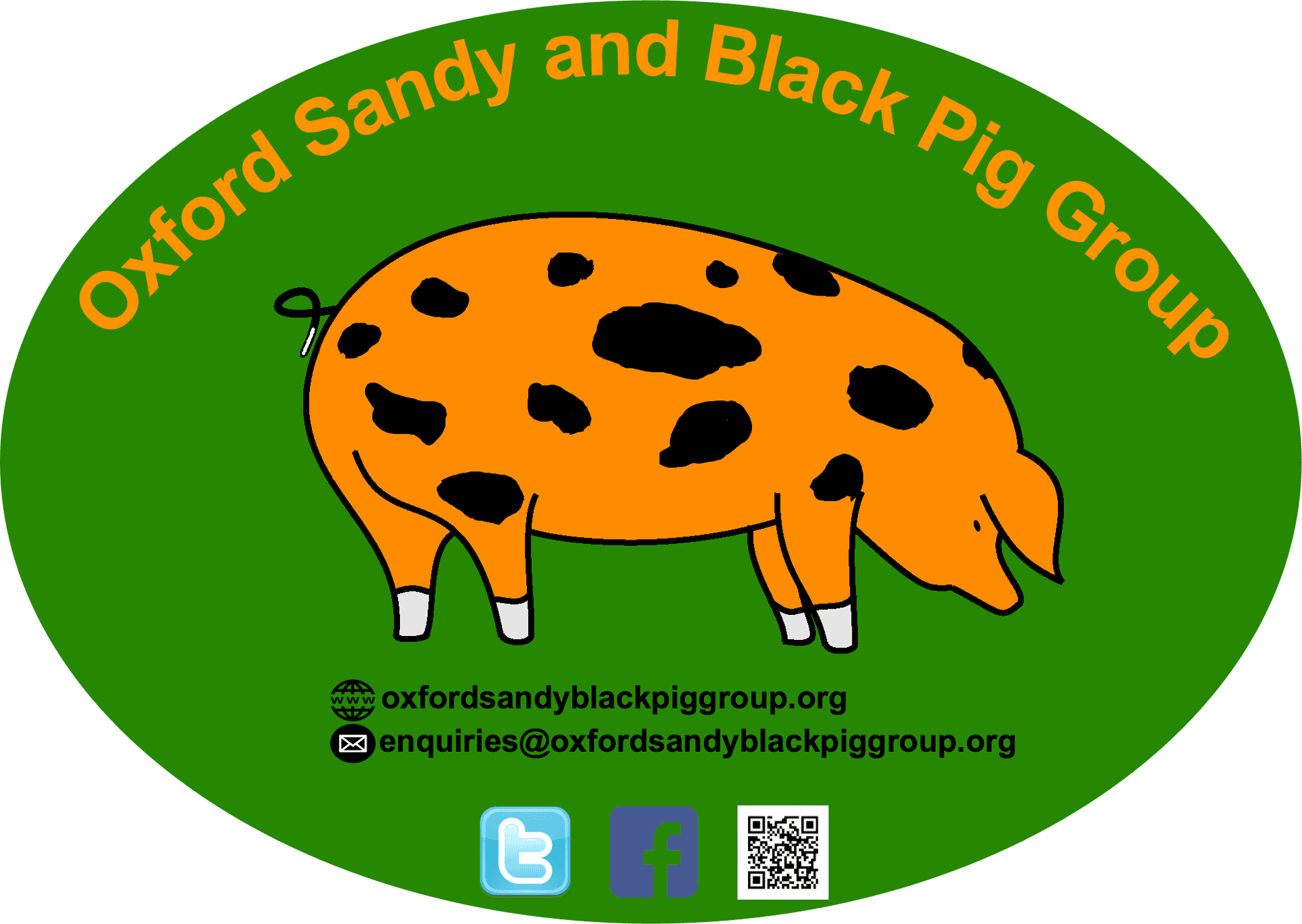 Oxford Sandy Black Pig Group Logo PNG