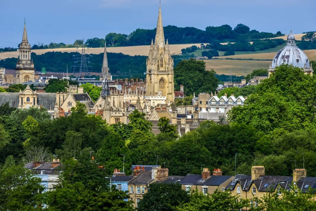 Oxford Skyline View Wallpaper