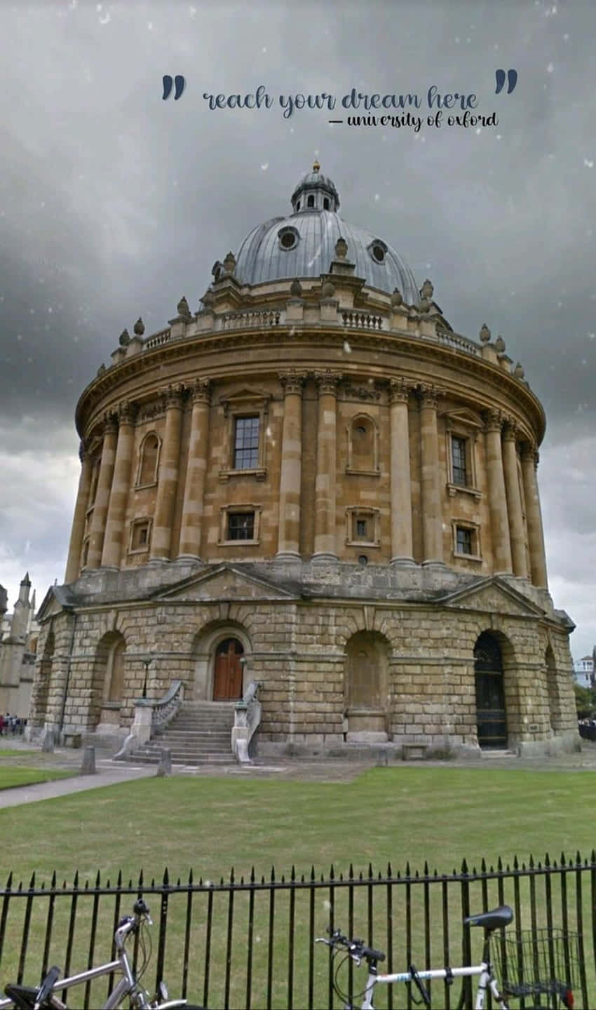 Universidadede Oxford Alcance Seus Sonhos Aqui. Papel de Parede
