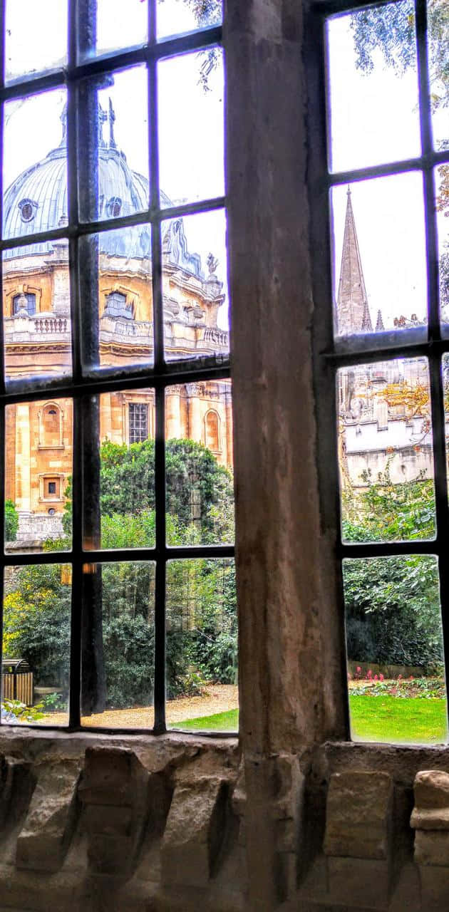 Vistadell'università Di Oxford: La Radcliffe Camera. Sfondo