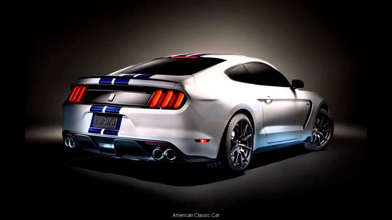Oxford White Ford Mustang Sports Car Wallpaper