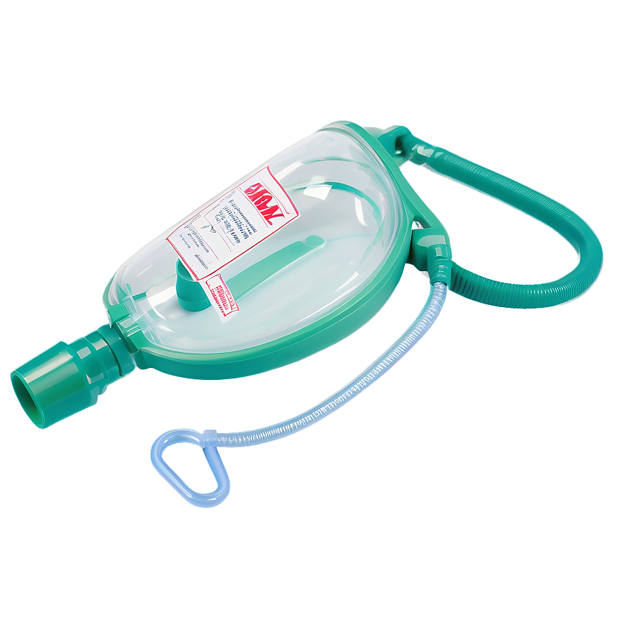 Oxygen Mask With Reservoir Bag Png 06212024 PNG