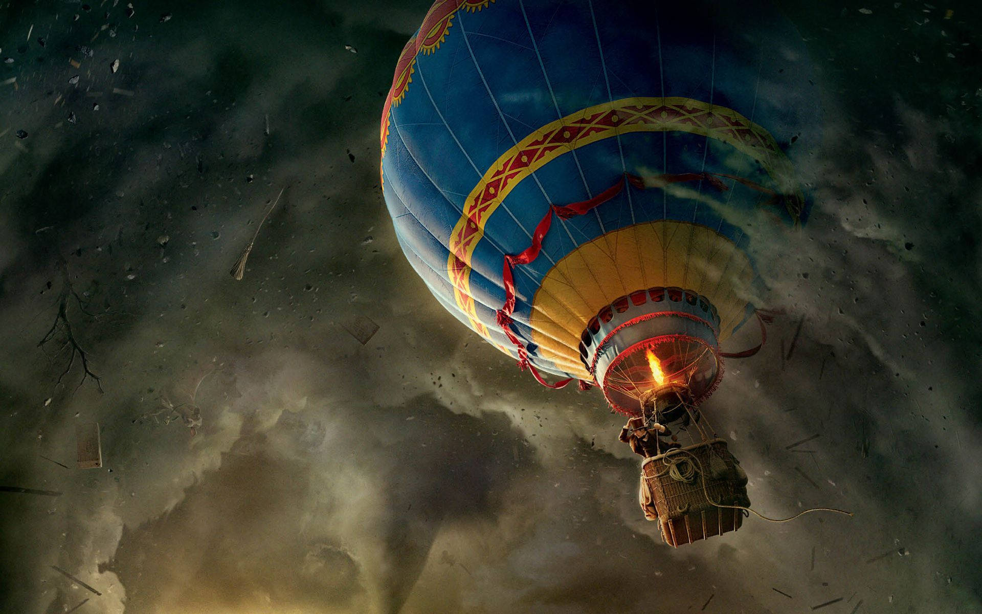 Oz The Great And Powerful Hot Air Balloon Background