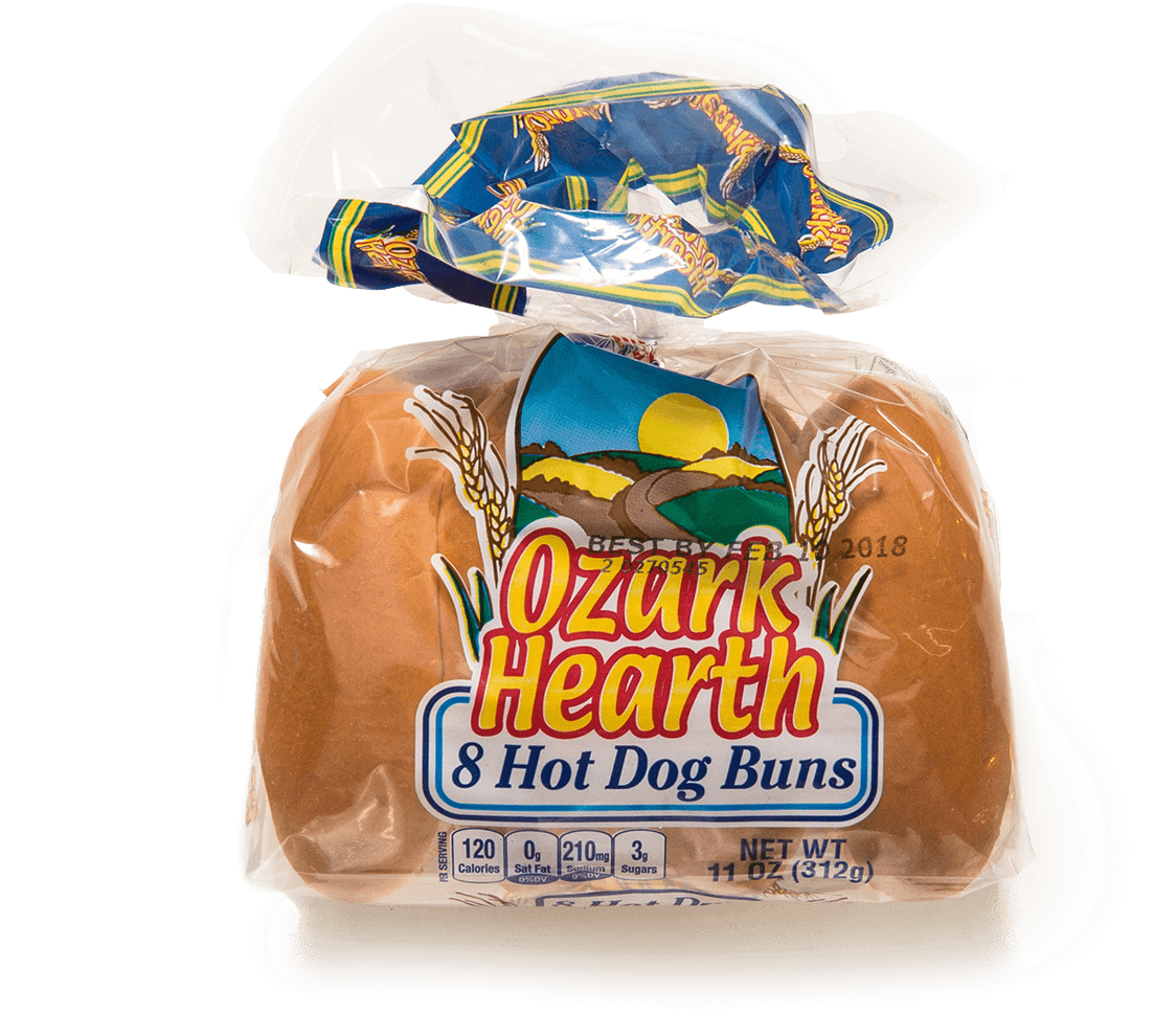 Ozark Hearth Hot Dog Buns Package PNG