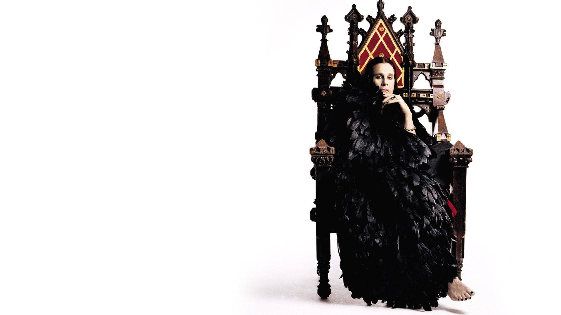 Ozzy Osbourne On Throne Background