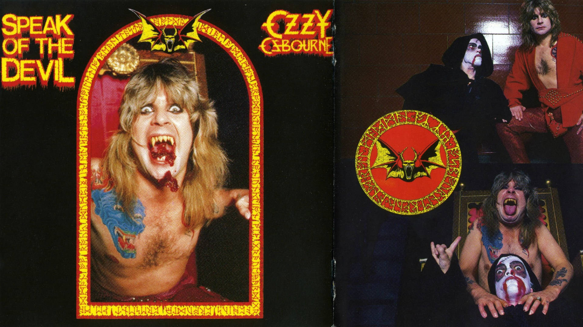 Ozzy Osbourne Tal Om Djævlen Tapet Wallpaper