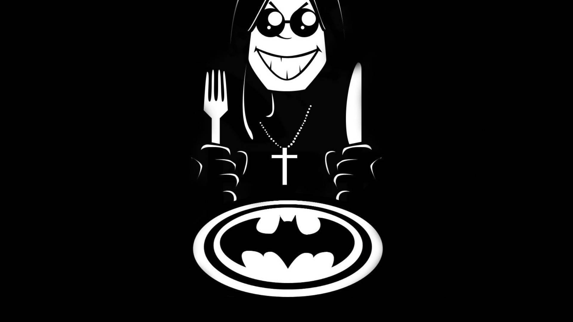 Ozzy Osbourne Contra Batman Papel de Parede