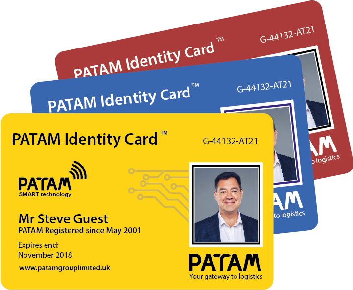 P A T A M Identity Cards Display PNG