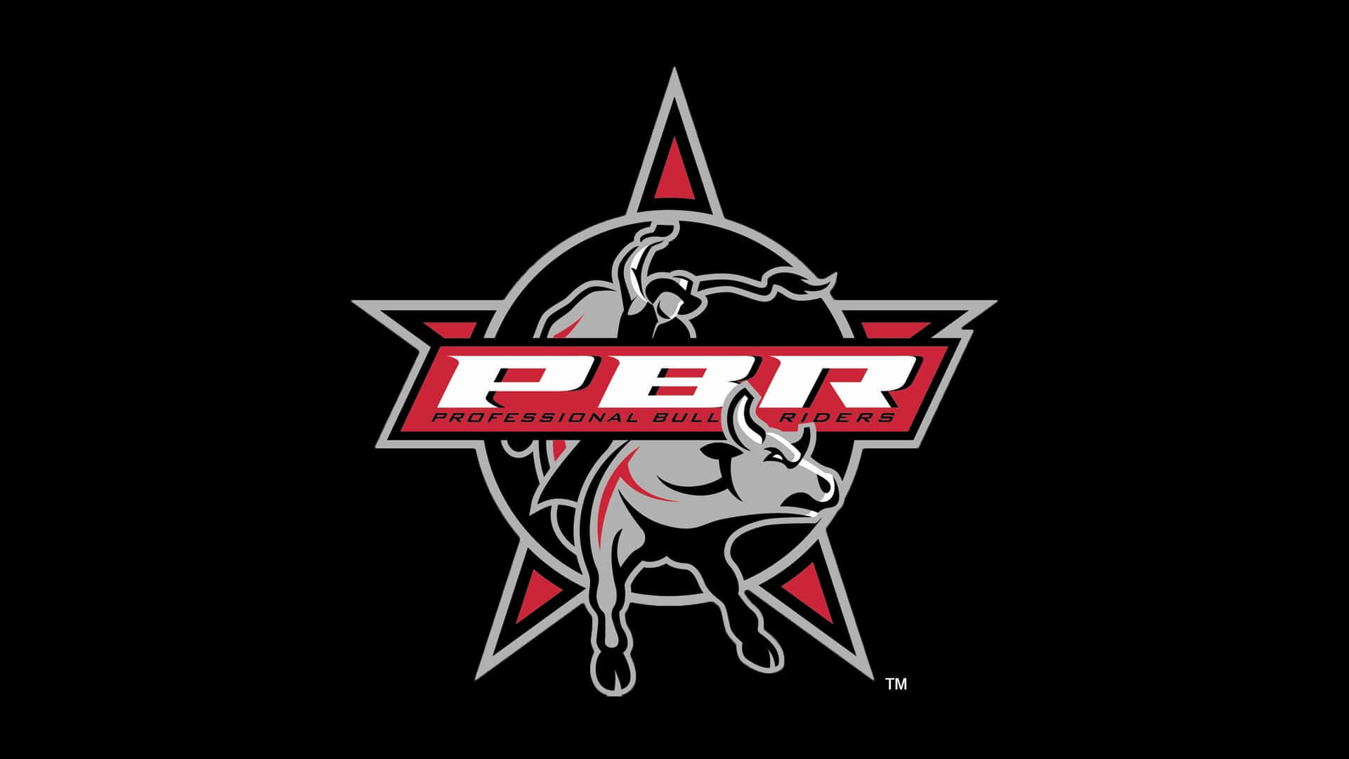 P B R Professional Bull Riders Logo Wallpaper