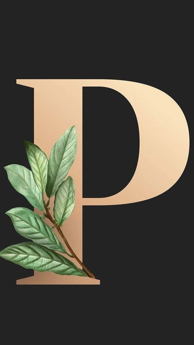 Einhochwertiges P-logo