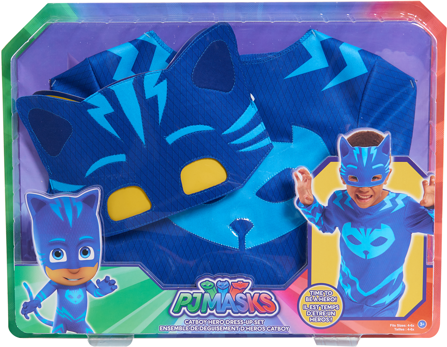 P J Masks Catboy Costume Set Packaging PNG
