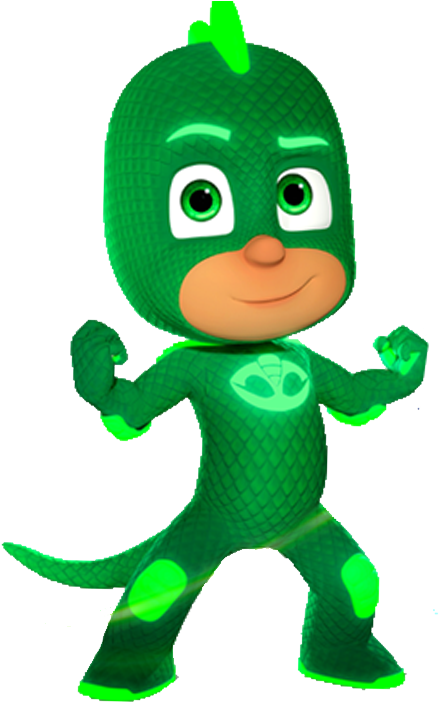 P J Masks Gekko Character Pose PNG