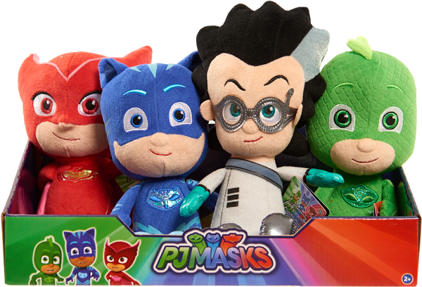 P J Masks Plush Toys Display PNG