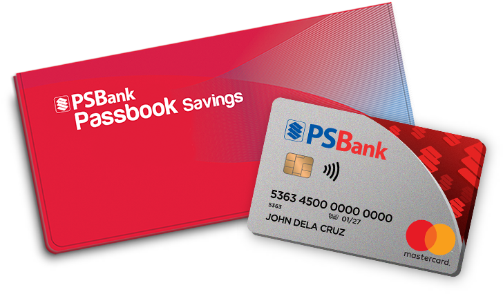 P S Bank Passbookand A T M Card PNG