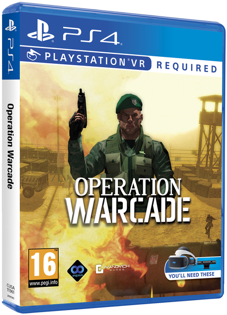 P S4 Operation Warcade V R Game Cover PNG