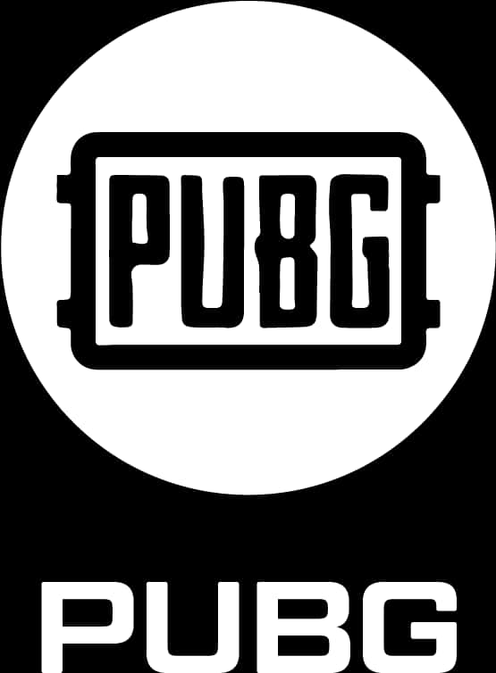 P U B G Game Logo Blackand White PNG