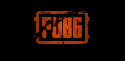 P U B G Game Logo Distressed Design PNG