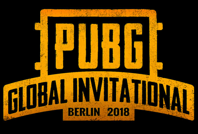 P U B G Global Invitational Berlin2018 Logo PNG