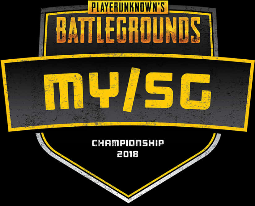 P U B G_ M Y S G_ Championship_2018_ Logo PNG