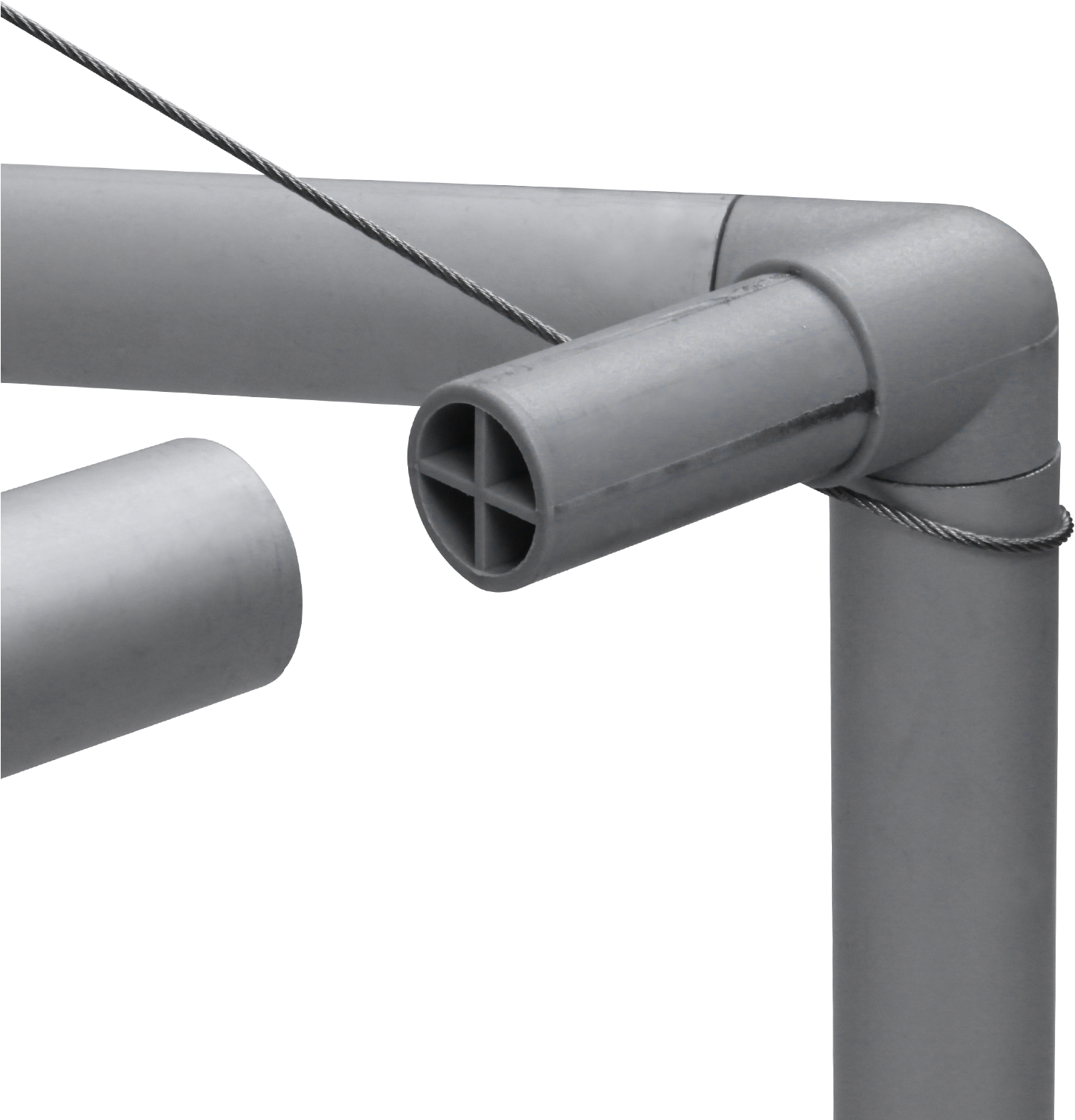 P V C Pipe Connection Components PNG