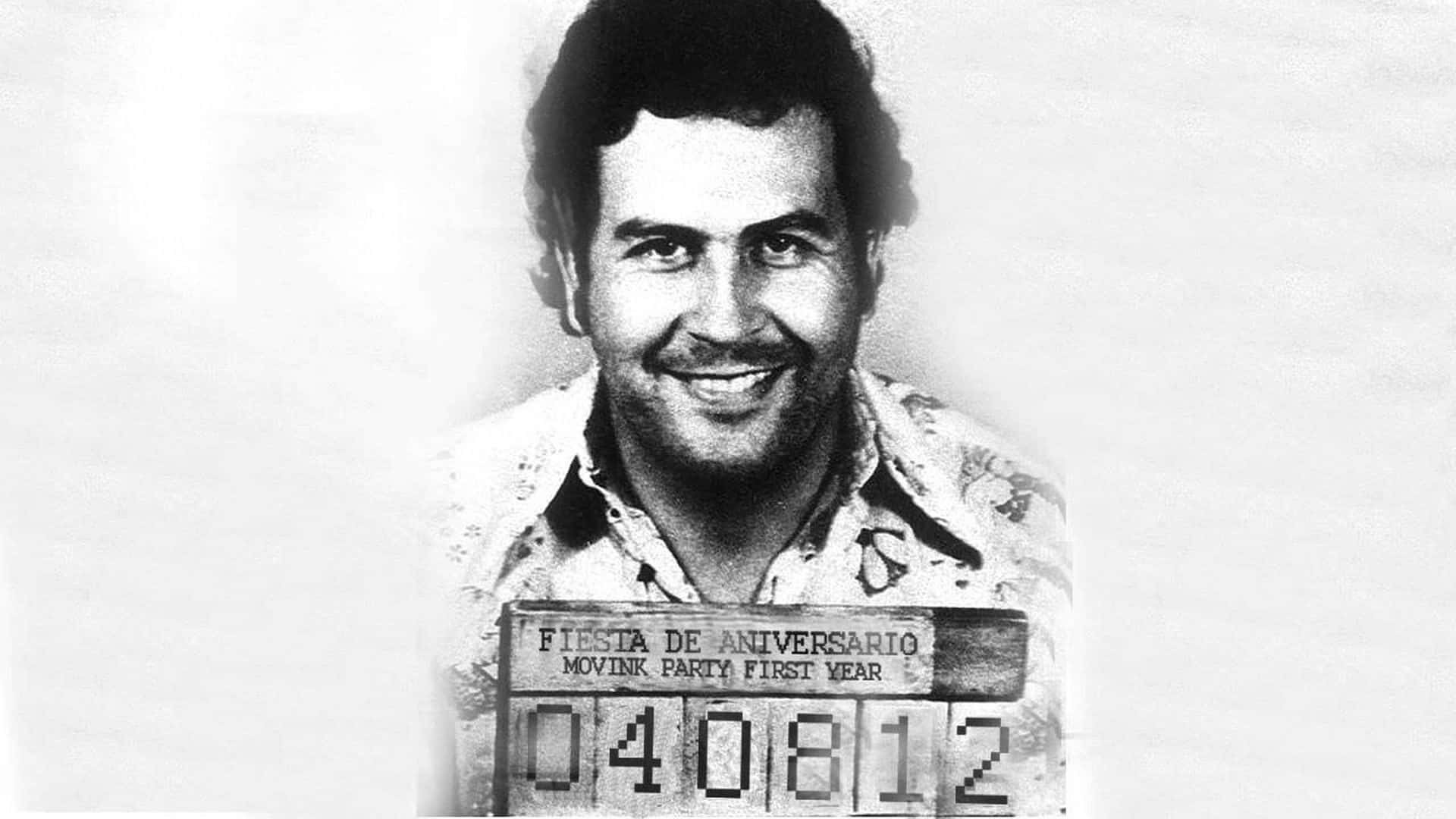A Man Is Smiling With A Mugshot