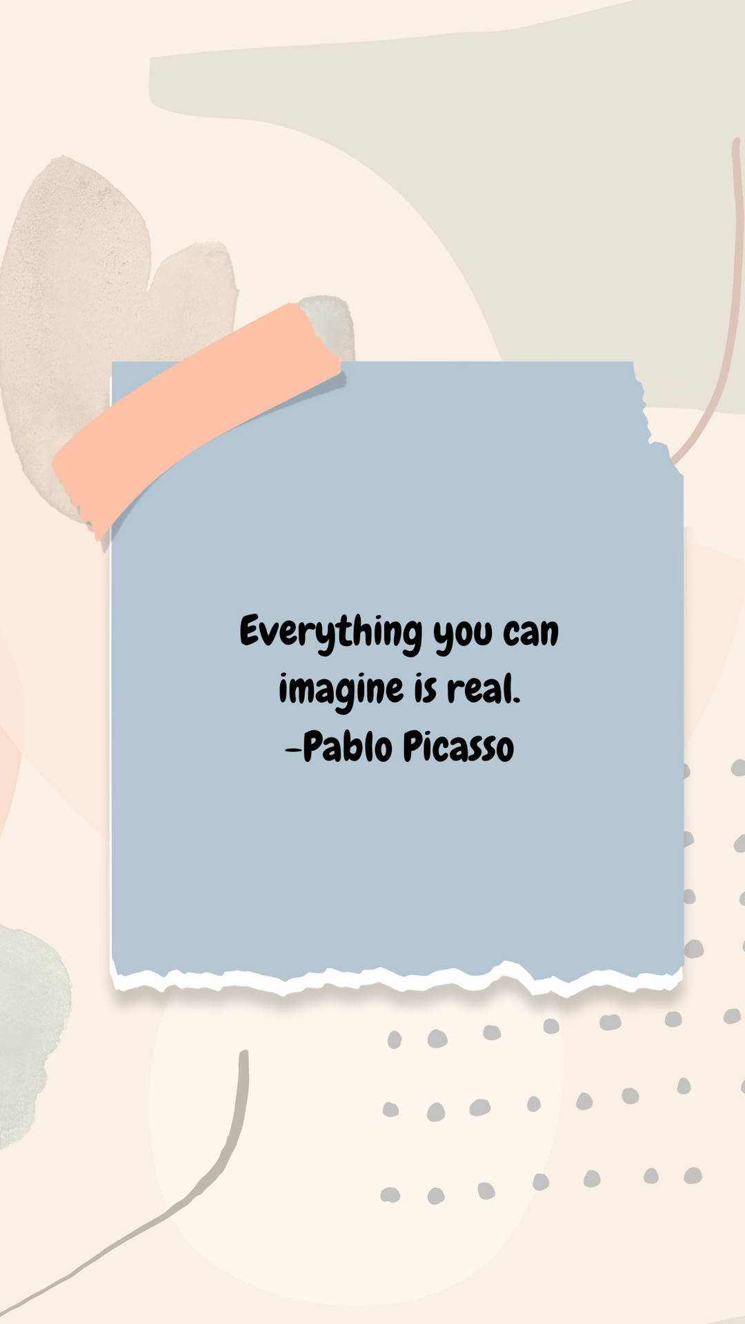 Pablopicasso Motivational Quotes Aesthetic - Pablo Picassos Motiverande Citat Estetiska Wallpaper