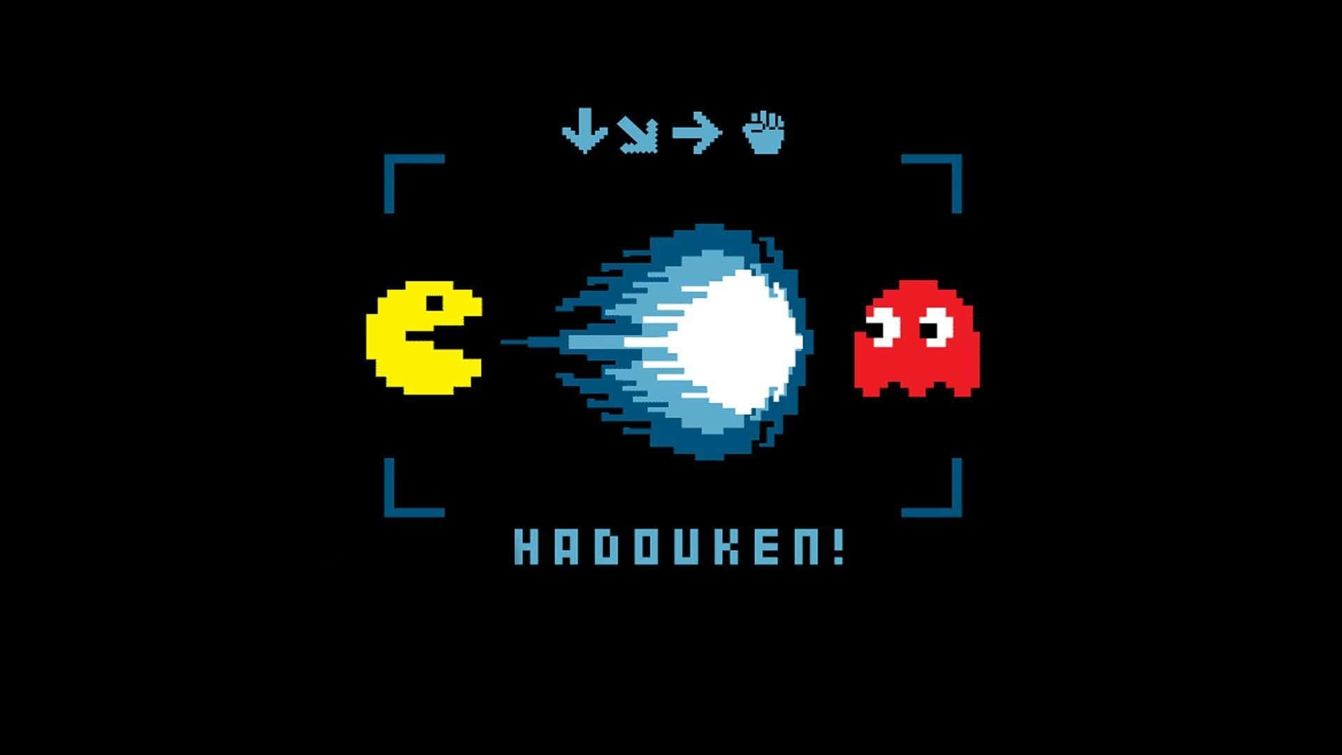 Iconic Pac-Man Video Game World