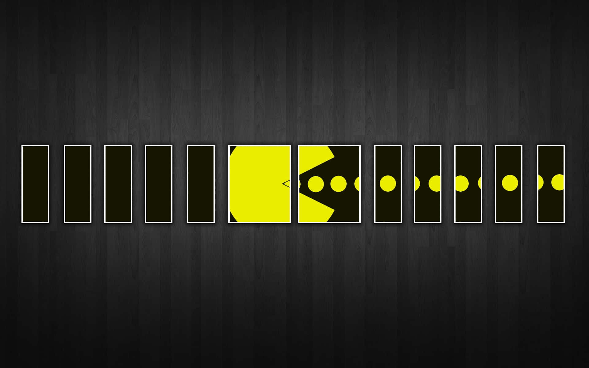 The classic Pac-Man game with an artistic twist in high resolution